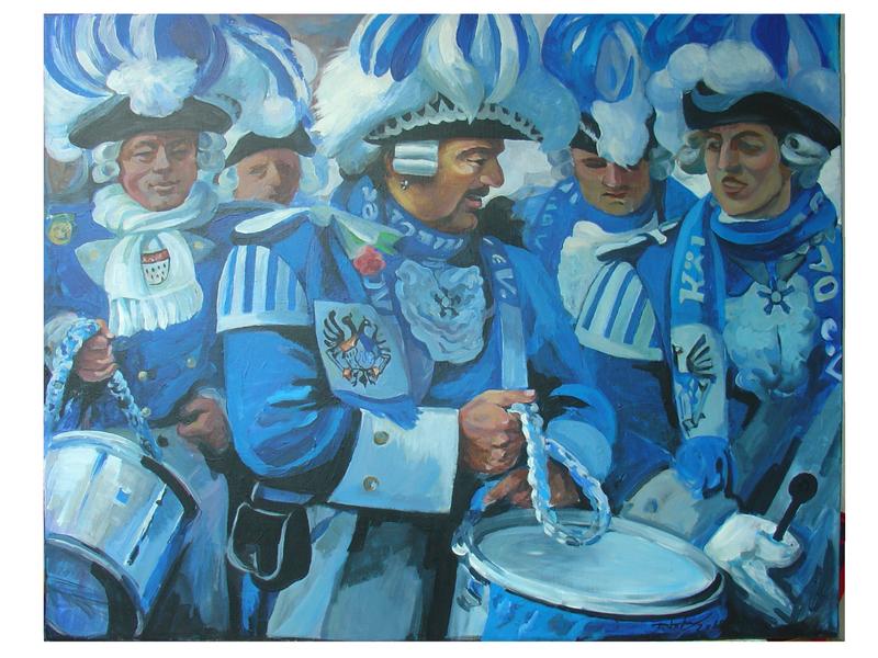 Acryl auf Leinwand, 80x100, 2015. Euro 4.500,--
