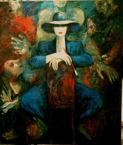 Öl auf Leinwand, 140 x 120, Euro 10.000.-