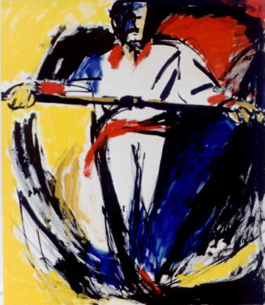 Öl auf Leinwand, Format 140*120, 1996, Euro 4.500,-