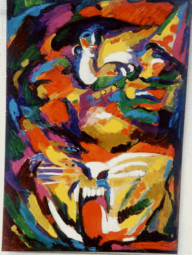 Öl auf Leinwand,  100x70, 1996, Euro 3.200,-