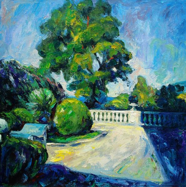 Öl auf Leinwand,70x70, 2003. Euro 3.500