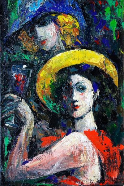 Öl auf Leinwand, 60 x 40,2000.