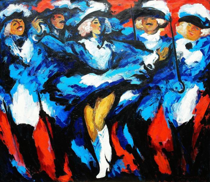 Öl auf Lenwand, 140x120, 2000, Euro8.000,-